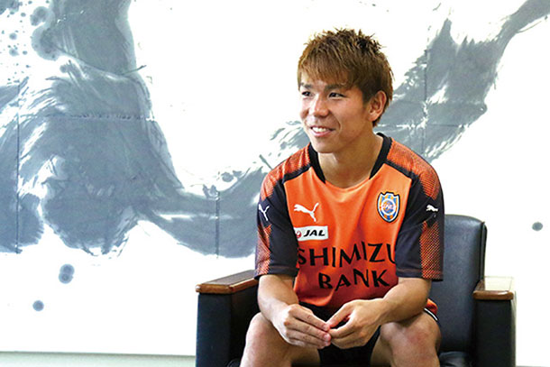 清水エスパルス 金子翔太選手」に読者代表がインタビュー